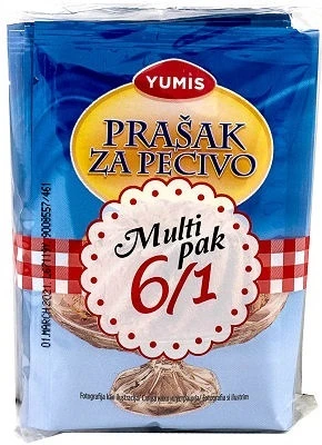 YUMIS’ BAKING POWDER 60g 6 /1 multipak