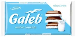 PIONIR’ GALEB MILK CHOCOLATE FILLED WITH MILK CREAM 100g
