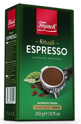 FRANCK’ ESPRESSO COFFEE ‘CLASSIC’ 250g *new pack*