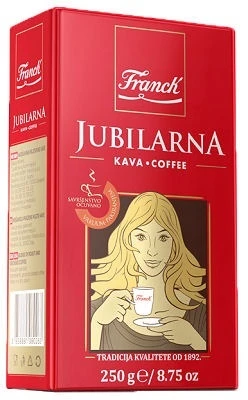 FRANCK’ JUBILARNA VACUUM GROUND COFFEE 250g