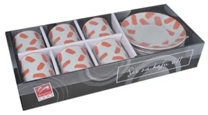 METALAC’ PORCELAN SET ZA KAFU 120ml 61 (NARANDZ.LIN) JH-ZS-120-D