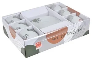 METALAC’ PORCELAN SET ZA KAFU 160ml 61 (ZEL.KRUG) SHS-C-8004