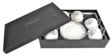 METALAC’ PORCELAN SET ZA KAFU 180ml 61(SREBRNO DRVCE) BGD-04