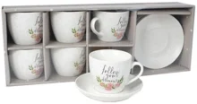 METALAC’ PORCELAN SET ZA KAFU 220ml 61 (B.DOT DREAMS) RXG-N23087C
