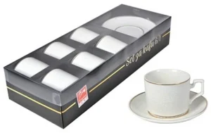 METALAC’ PORCELAN SET ZA KAFU 160ml 61 (ZLAT) JH-ZYH-160-995