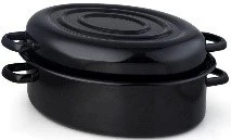 ROASTING PAN W LID (PEKAC) 34cm (007232)