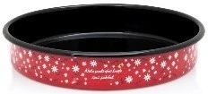 METALAC’ DEEP ROUND PAN (RED WITH DOTS) 28cm (364591)
