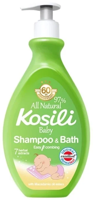KOSILI’ BABY SOFT SHAMPOO AND BATH PUMP 400ml (GREEN)