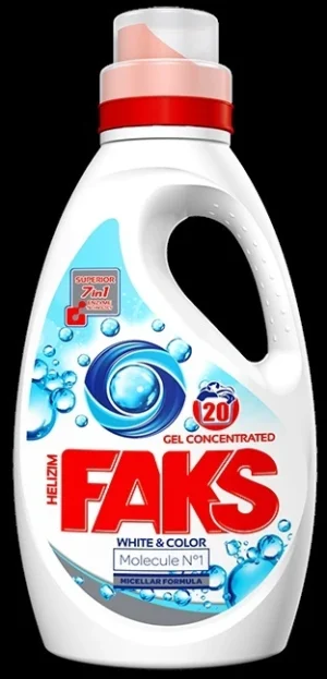 SAPONIA’ FAKS GEL WHITE & COLOR MICELLAR 900ml (LIQUID DETERGENT)