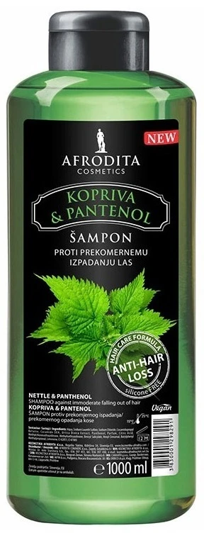 AFRODITA NETTLE & PANTHENOL SHAMPOO EXCESSIVE HAIR LOOS 1000ml