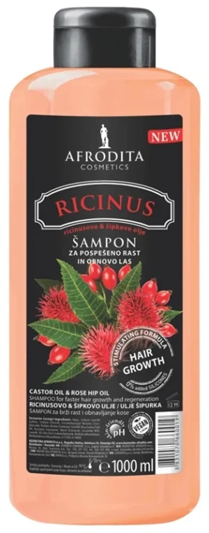 AFRODITA RICINUS SHAMPOO HAIR GROWTH & REGENERATION 1000ml