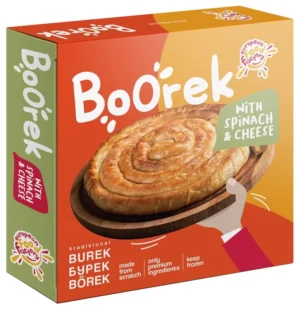 BOOREK’ BUREK WITH SPINACH AND CHEESE 21.16oz (600g) HALAL