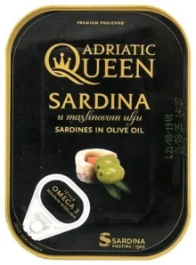 ADRIATIC QUEEN’ SARDINES IN OLIVE OIL 105g