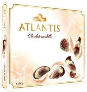 VITAMINKA PRILEP’ ATLANTIS CHOCOLATE BOX SEASHELLS 345g