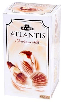 VITAMINKA PRILEP' ATLANTIS CHOCOLATE SEASHELLS BOX 200g *new*
