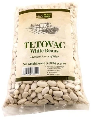 NATURAL FARMER’ WHITE BEANS TETOVAC’ 900g