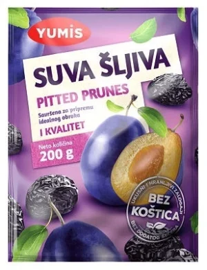 YUMIS’ PITTED PRUNES SUVA SLJIVA BEZ KOSPICE 200g