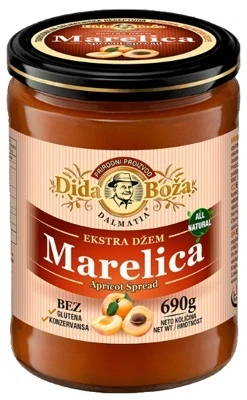 DIDA BOZA' APRICOT SPREAD 690g *No Gluten - No Konzervans-Halal*