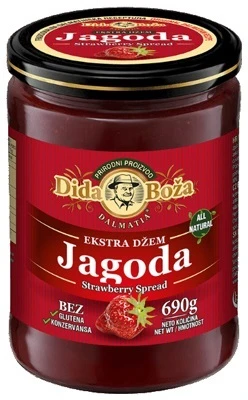 DIDA BOZA' STRAWBERRY SPREAD 690g *No Gluten - No Konzervans-Halal*
