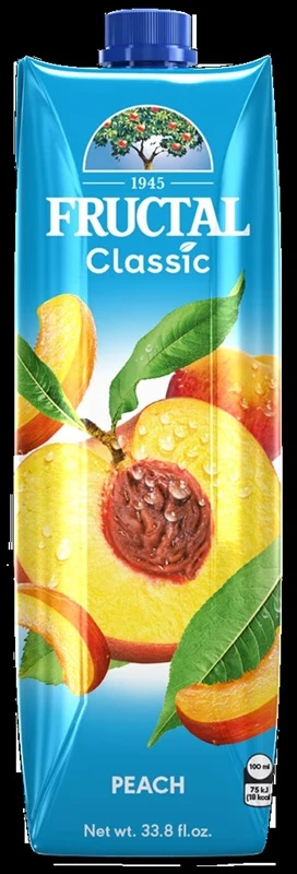 FRUCTAL' PEACH NECTAR *CLASSIC* *NEW* 1L