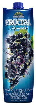 FRUCTAL' BLACKCURRANT NECTAR 1l *SUPERIOR*
