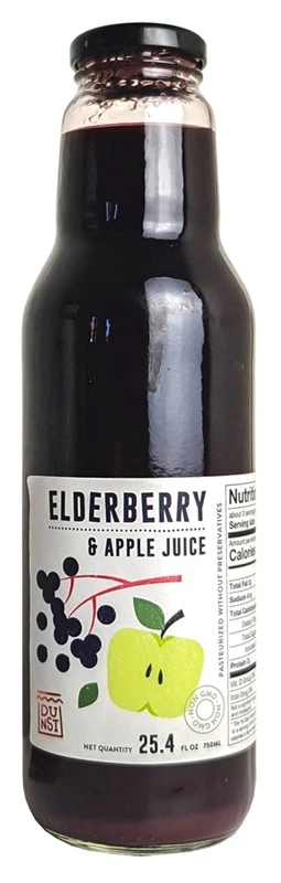 DUNST’ BLACK ELDERBERRY & APPLE JUICE (WITHOUT PRESERVATIVES) 750ml