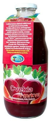 SPEKTAR DRINK' BEETROOT & CARROT JUICE 1L GLASS BOTTLE