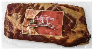 BENDE' SMOKED PORK RIBS VAC. PACKED lb