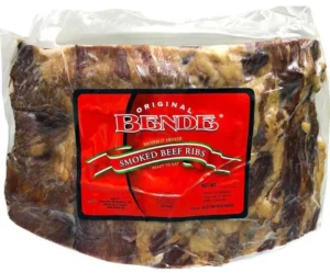 BENDE’ SMOKED BEEF RIBS VAC. PACKED lb