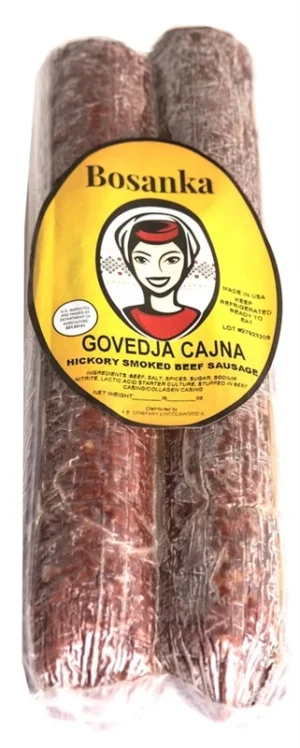 BOSANKA' GOVEDJA CAJNA 'HICKORY SMOKED BEEF SAUSAGE'*****