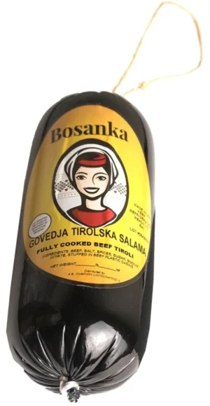 BOSANKA' GOVEDJA TIROLSKA SALAMA 'FULLY COOKED BEEF TIROLI'*****