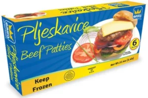 EMSA' PLJESKAVICE BEEF PATTIES - 1.50lb (sold by unit)