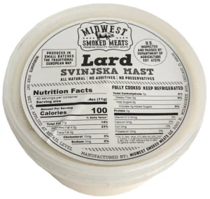 MIDWEST MEATS’ MAST (NATURAL PORK LARD)
