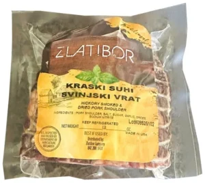 ZLATIBORAC’ HICKORY SMOKED PORK SHOULDER KRASKI SUHI SVINJSKI VRAT