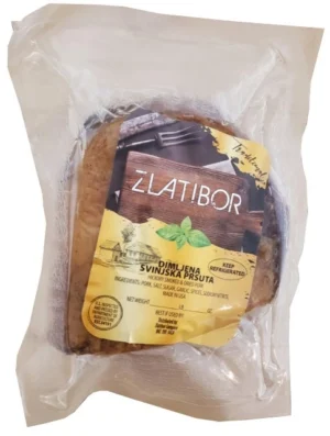 ZLATIBORAC’ HICKORY SMOKED PORK PROSCIUTTO DIMLJENA SVINJSKA PRSUTA’ new