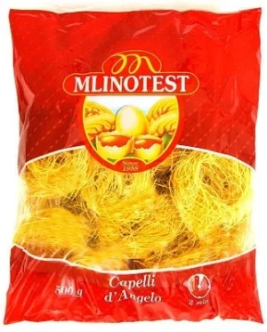 MLINOTEST' PASTA FINE FIDELLINI (CAPELLI) 500g *Clear Bag*