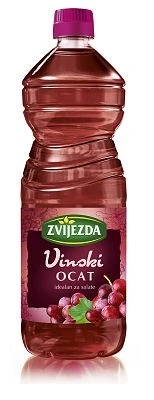 ZVIJEZDA’ RED WINE VINEGAR 1l NEW PACK