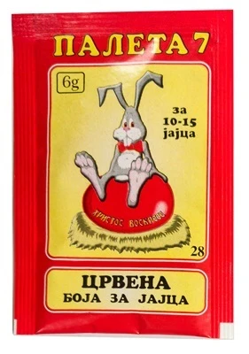 EGG DYE 'RED' 3g