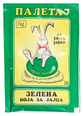 EGG DYE 'GREEN' 3g