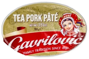 GAVRILOVIC’ TEA PORK PATE (CAJNA) 100g 3.53 OZ NEW PACK
