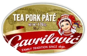 GAVRILOVIC’ TEA PORK PATE (CAJNA) 50g 1.76 OZ NEW PACK