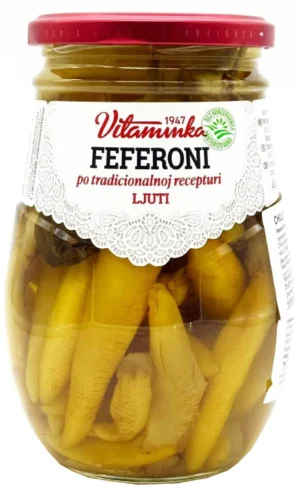 BANJA LUKA' PEPPERS HOT 620g