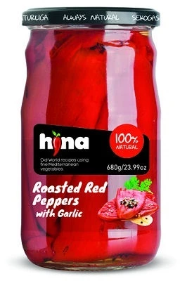 HINA' ROASTED RED PEPPERS 720g