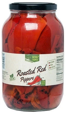 NATURAL FARMER' ROASTED RED PEPPERS 2500ml