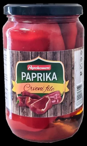 AGROKOMERC' RED PEPPER FILLETS 670g
