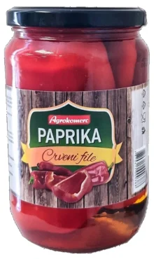 AGROKOMERC' RED PEPPER FILLETS 670g