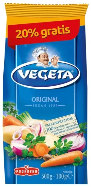 PODRAVKA’ VEGETA BAGS 600g 20′ gratis