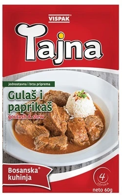VISPAK SEASONING MIX FOR GOULASH AND STEW 60g (gulas i paprikas)