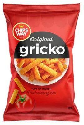 GRICKO' STICKS CORN TOMATO 40g
