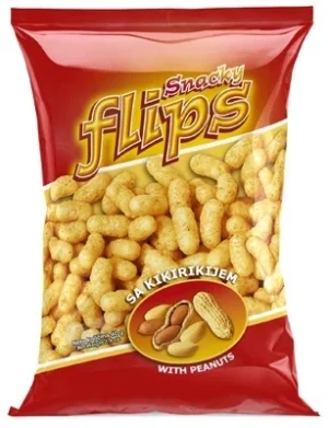 SNACKY' FLIPS WITH PEANUTS 1,4oz/ 40g